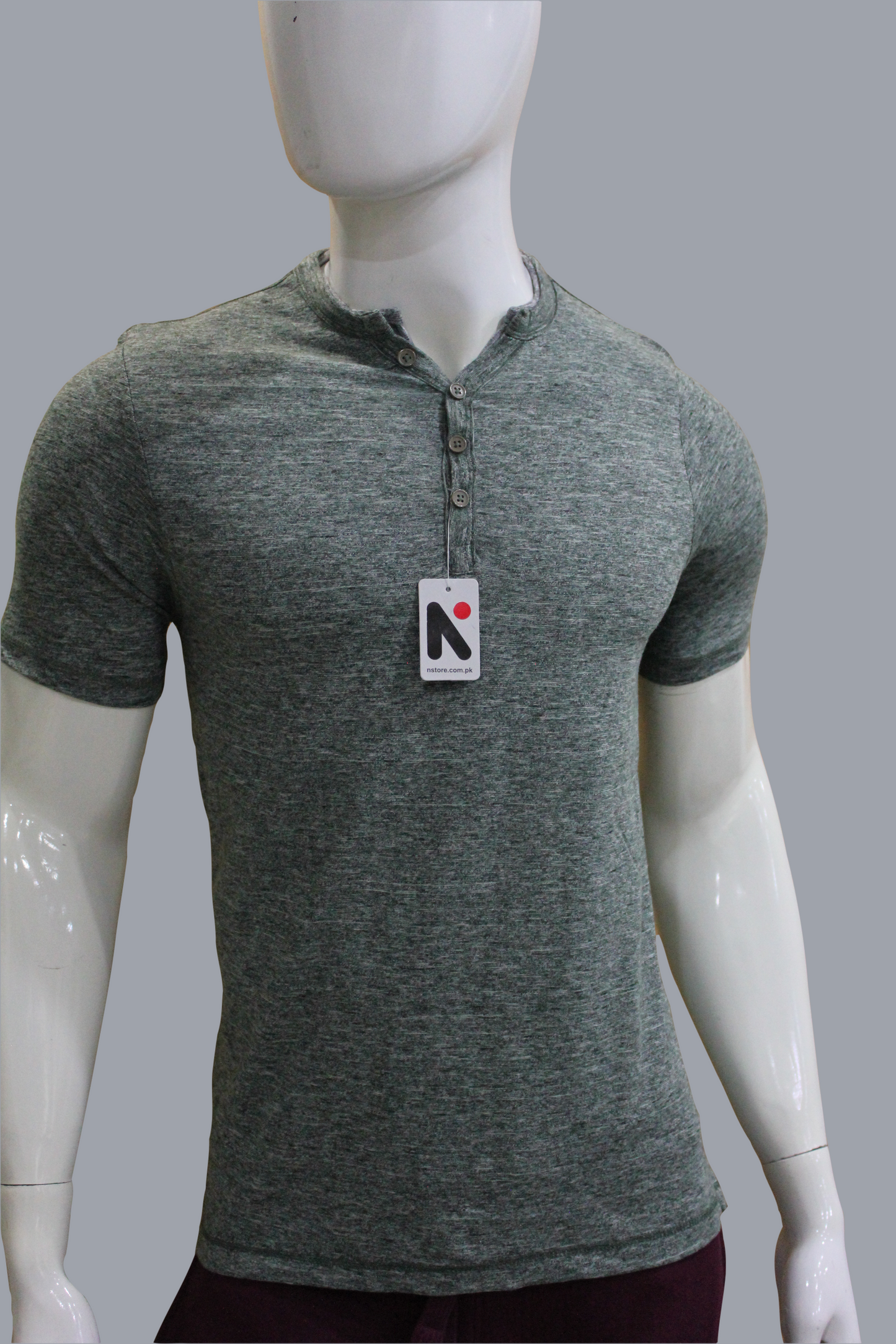 Pack of 3 Men's Summer Henley T-Shirts