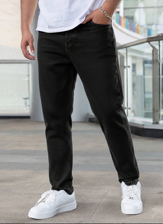 Men's Casual Skinny Fit Straight Leg Jeans With Pockets