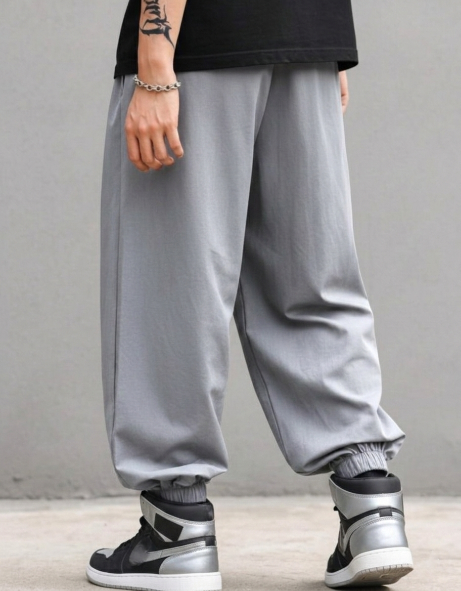 Harajuku Men's Harem Pants Hip Hop Streetwear Fashion Jogger Sweatpants Vintage Style.