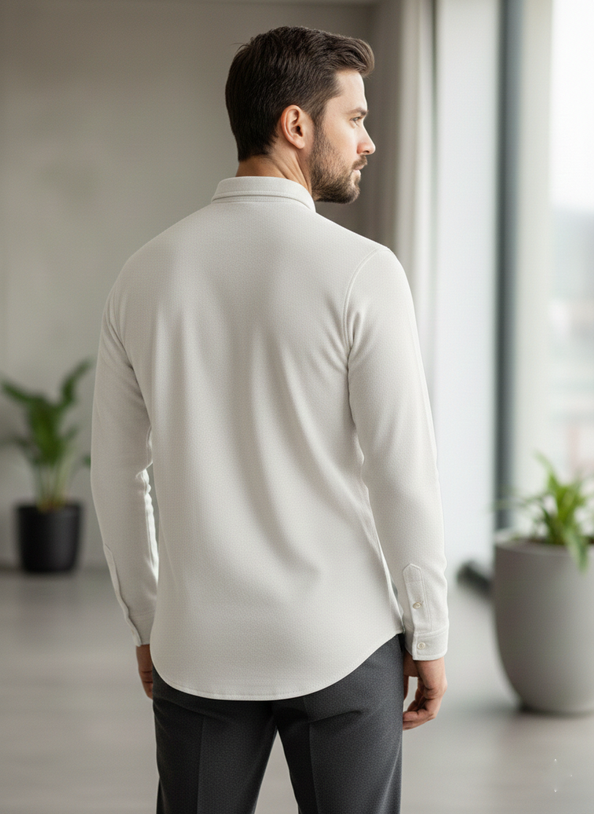 Men's New Full Sleeve Polo Shirt.