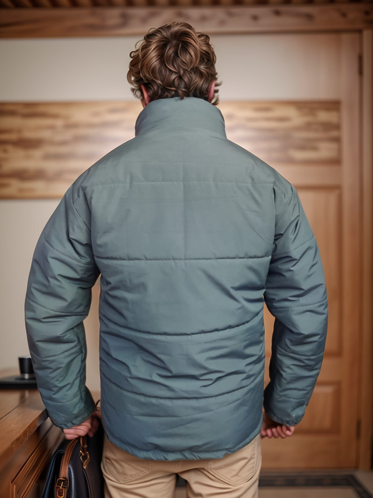 N. STORE - Printed Unisex Puffer Jacket.