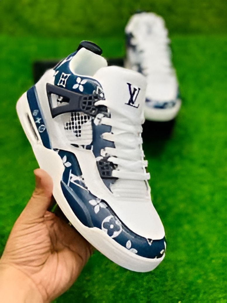 AIR JORDAN 4 - LV - Blue White