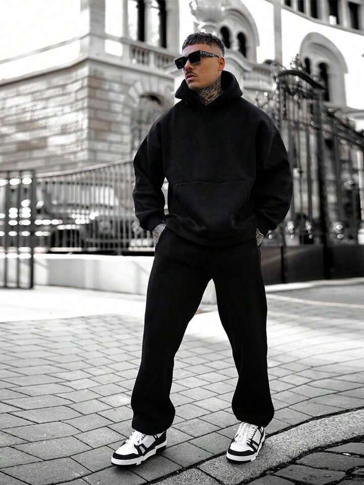 Men’s Hooded Pullover Tracksuit