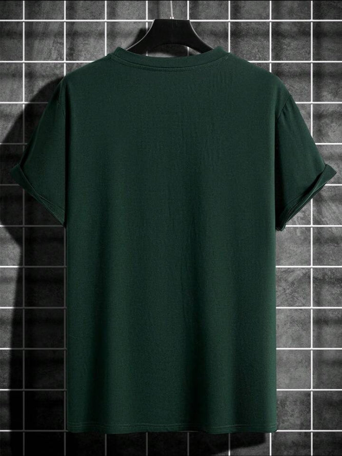 Men's Basic Solid Color T-Shirts.
