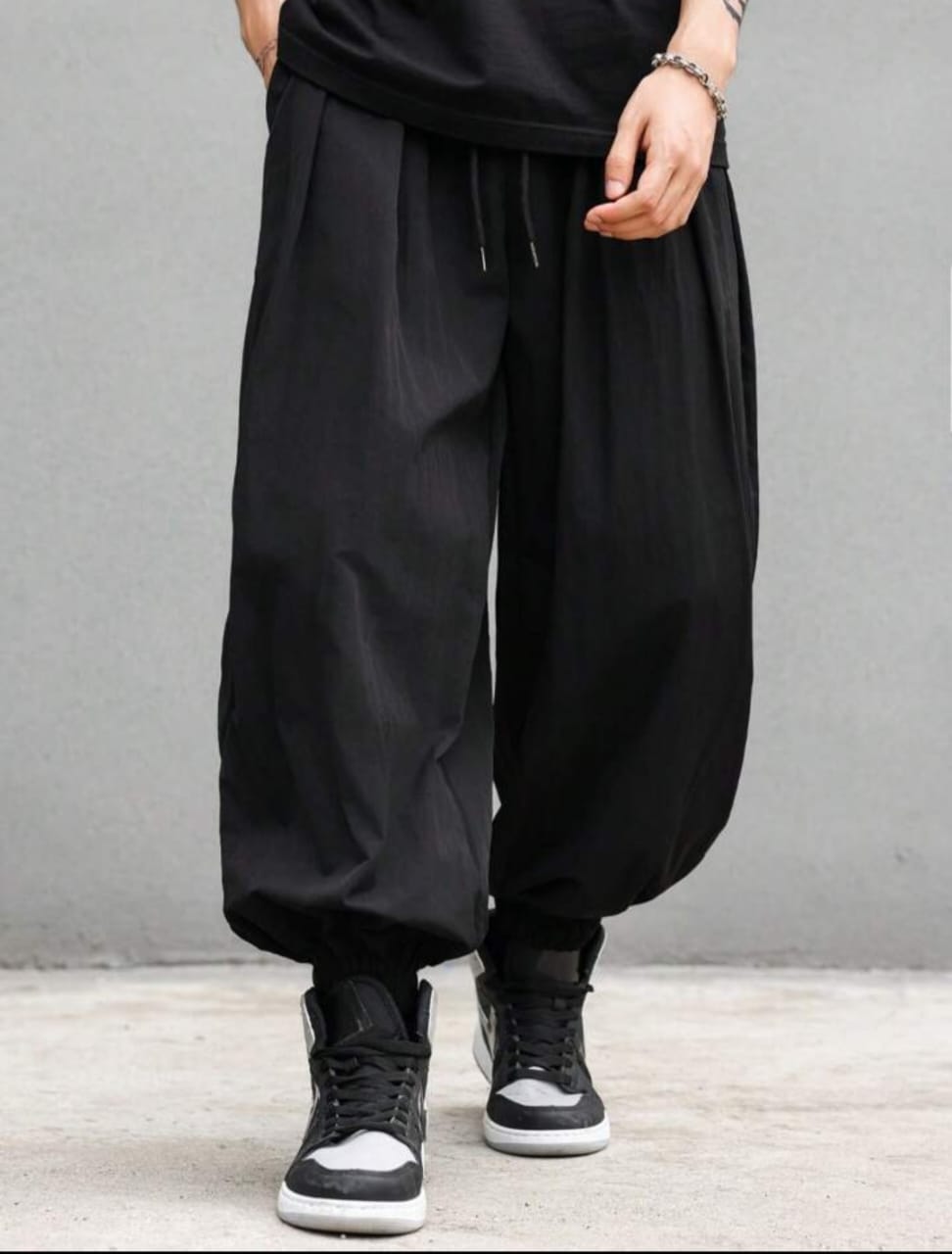Harajuku Men's Harem Pants Hip Hop Streetwear Fashion Jogger Sweatpants Vintage Style.