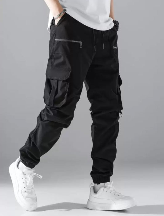 Men New Flap Double Zip Pocket Cargo Pant / Trouser.