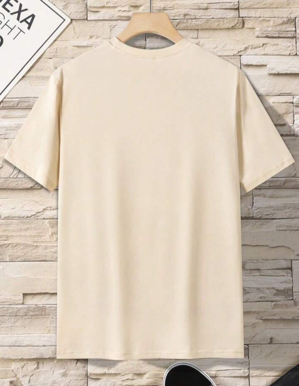 Men's Boston Letter Printed Drop shoulder.