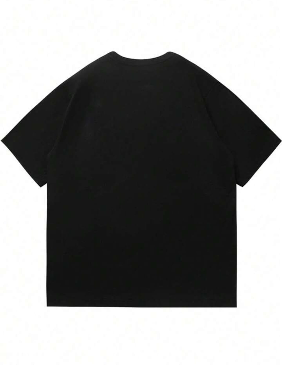 Men's New Los Angles Printed Letter Drop shoulder.
