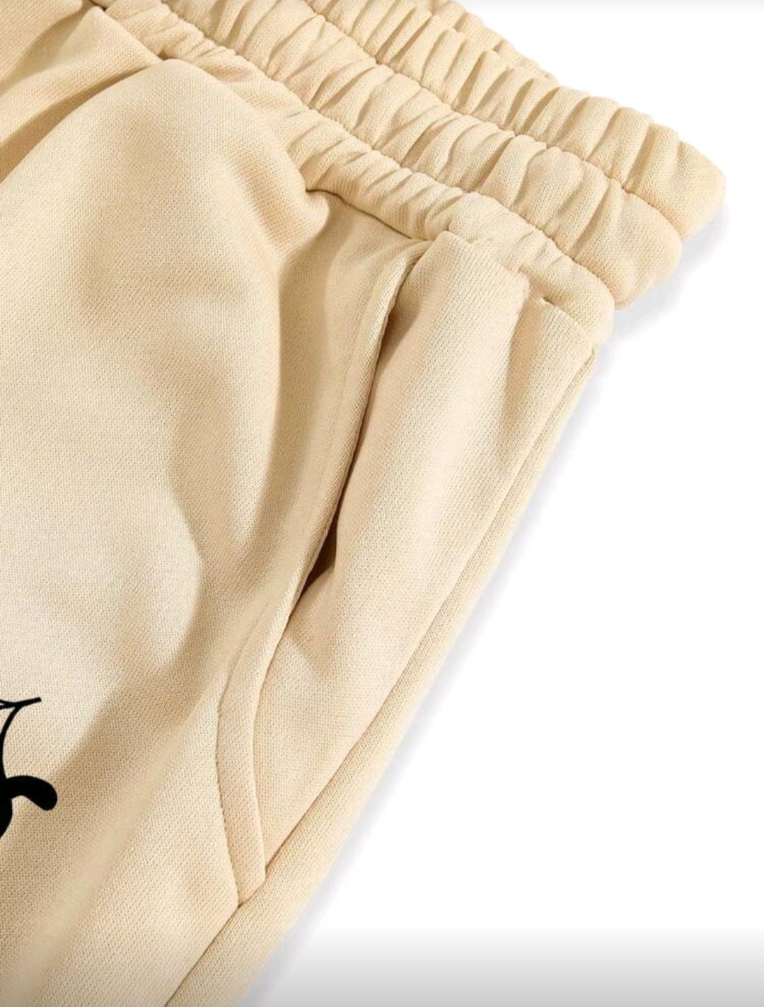 Men's Letter Graphic Drawstring Waist Slant Pocket Sweatpants.