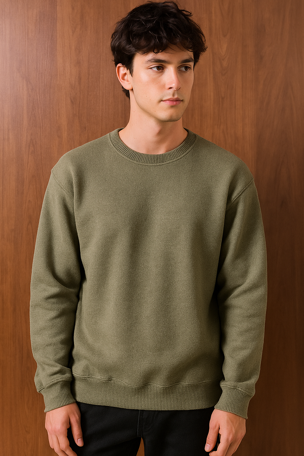 Men's Nantucket Sweatshirt - Olive Green