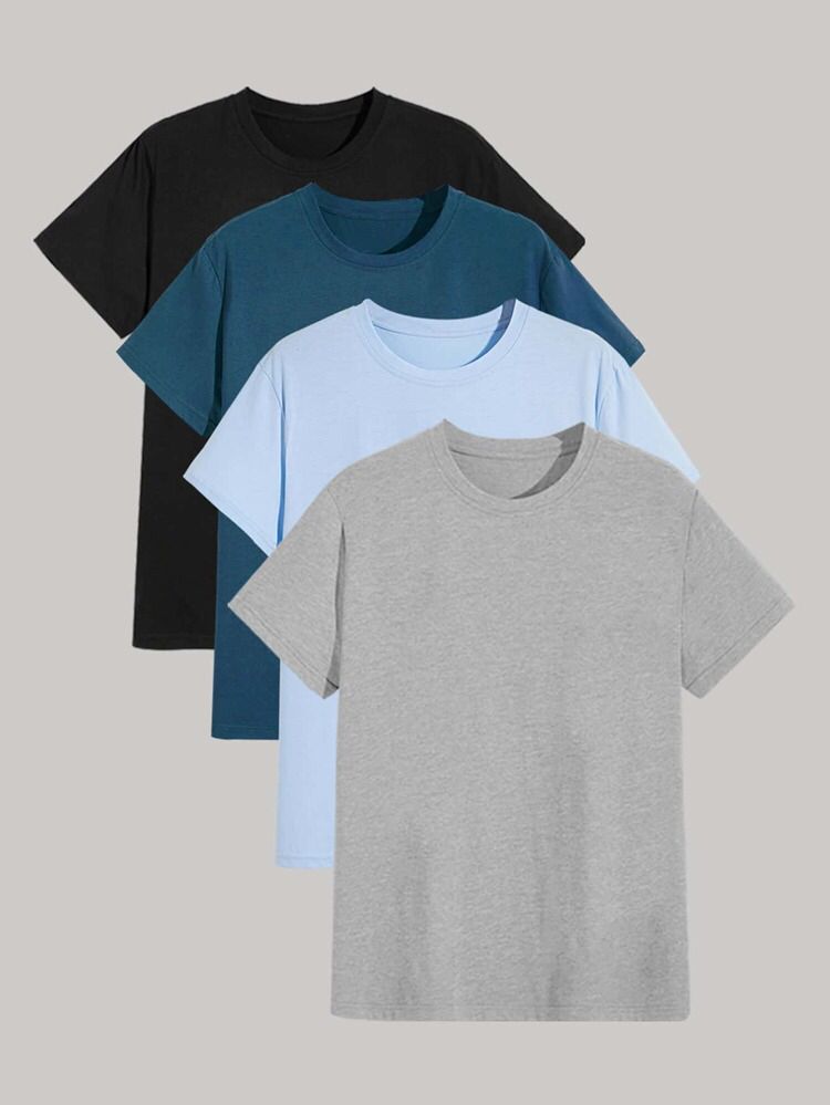 Basic T-Shirts - Pack of 4