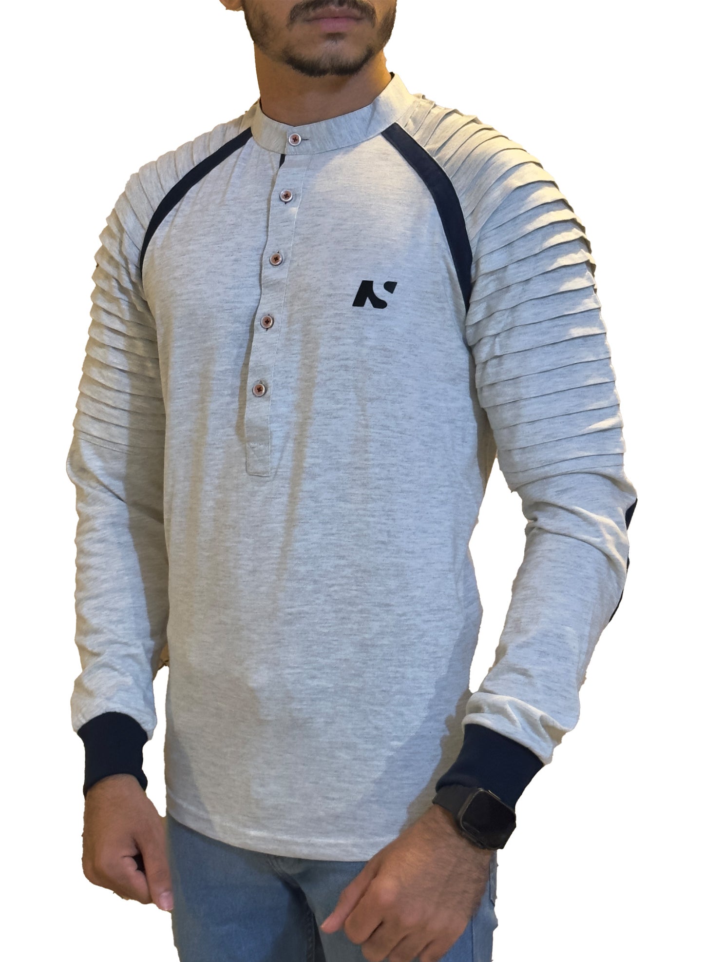 Men's Henley Long Sleeve Shirt