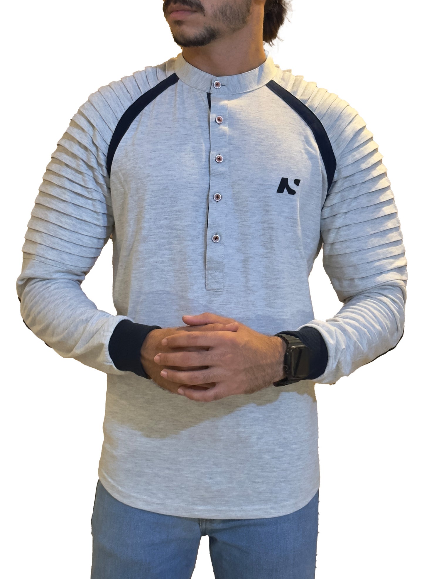 Men's Henley Long Sleeve Shirt