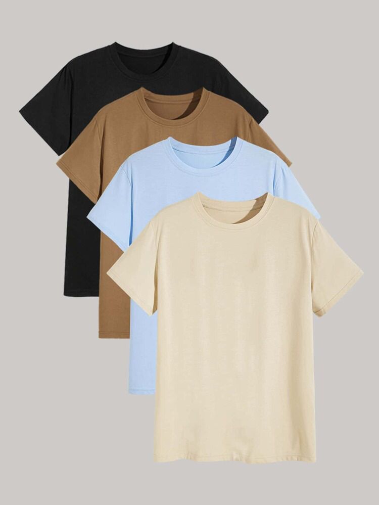 Basic T-Shirts - Pack of 4