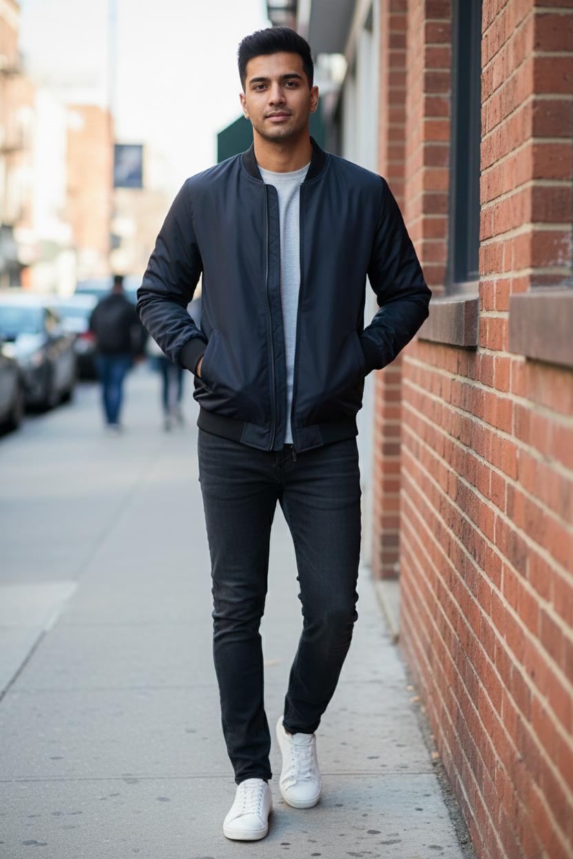 Bomber Jacket Unisex Parachute Fabric.