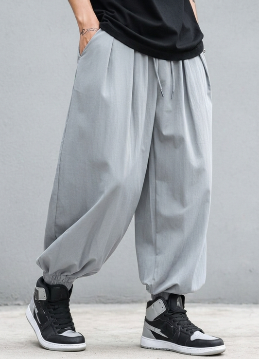 Harajuku Men's Harem Pants Hip Hop Streetwear Fashion Jogger Sweatpants Vintage Style.