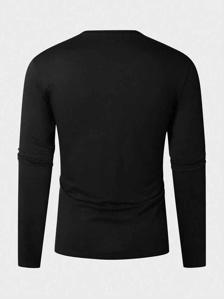 Men's V-Neck Full Sleeve T-Shirt