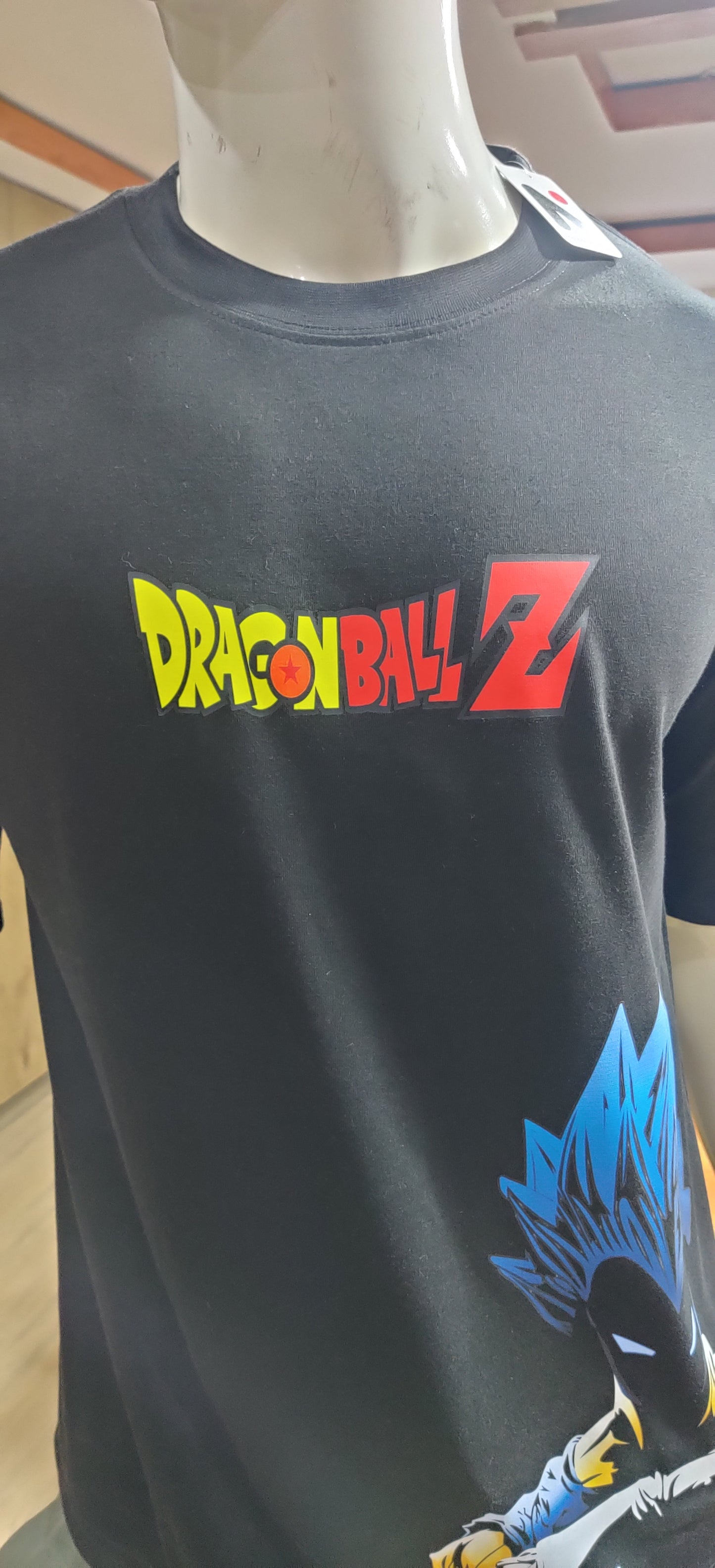 Men's Prince Vageta Dragon Ball Z Printed Drop Shoulder.