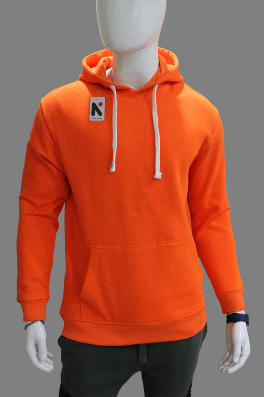 Solid Color Unisex Pullover Hoodie