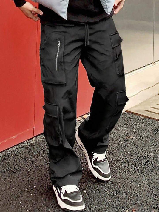 Men Flap Zip Pocket Cargo Pant / Trouser.