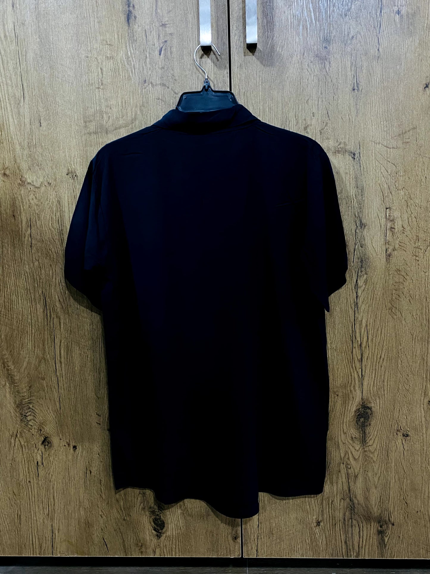 Men's Casual Solid Black Color Shirt.