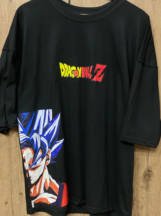 Men's Son Goku Dragon Ball Z Printed Drop Shoulder.