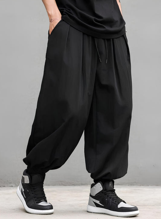 Harajuku Men's Harem Pants Hip Hop Streetwear Fashion Jogger Sweatpants Vintage Style.