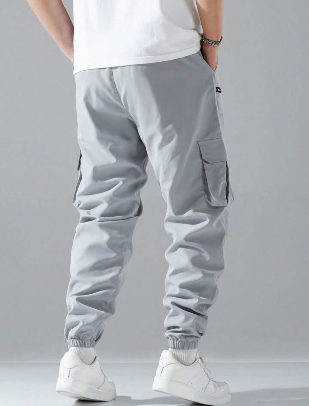 Men New Flap Double Zip Pocket Cargo Pant / Trouser.
