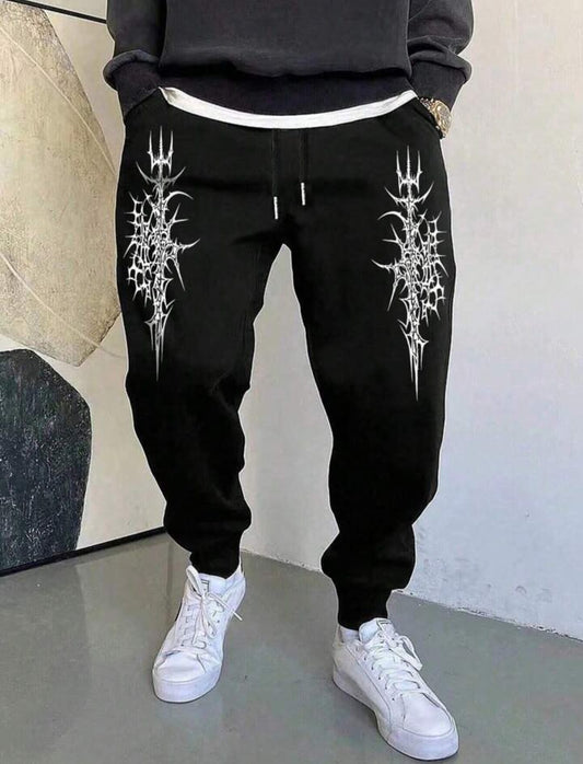 Men's New Abstract Printed Cargo Pant / Trouser.