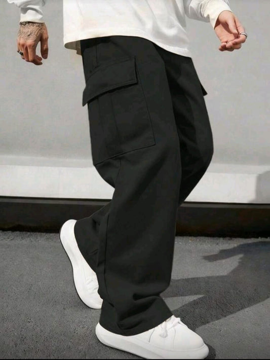 Men's New Cotton Flap Four Pocket Cargo Pant / Trouser.