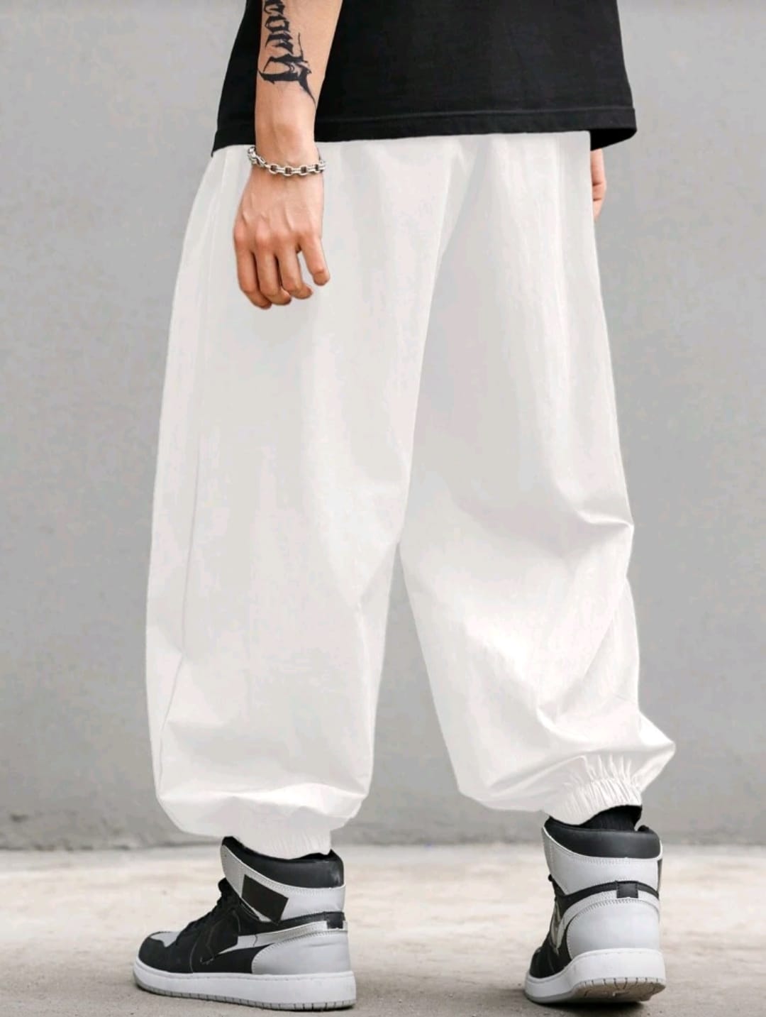 Harajuku Men's Harem Pants Hip Hop Streetwear Fashion Jogger Sweatpants Vintage Style.