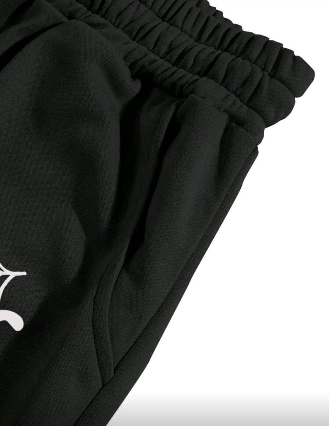 Men's Letter Graphic Drawstring Waist Slant Pocket Sweatpants.