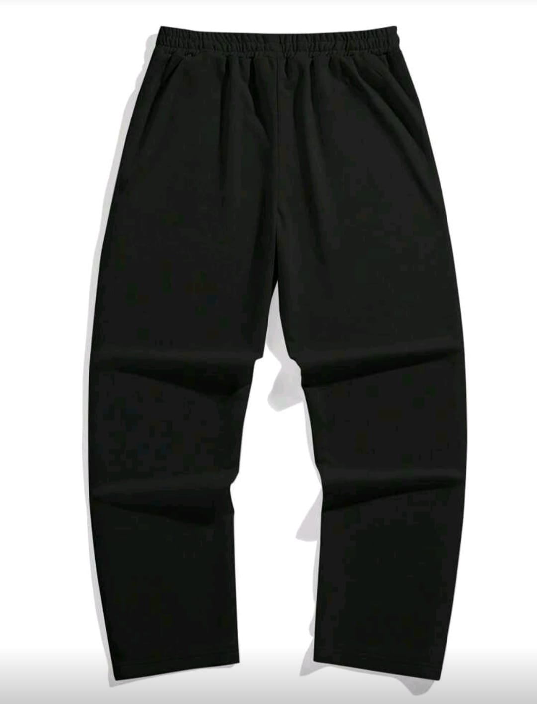 Men's Letter Graphic Drawstring Waist Slant Pocket Sweatpants.