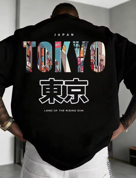 Men's Tokyo Printed Drop shoulder.