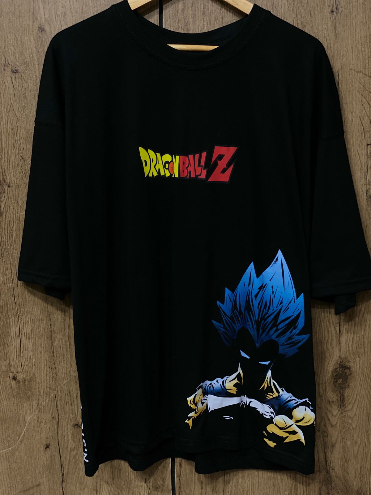 Men's Prince Vageta Dragon Ball Z Printed Drop Shoulder.