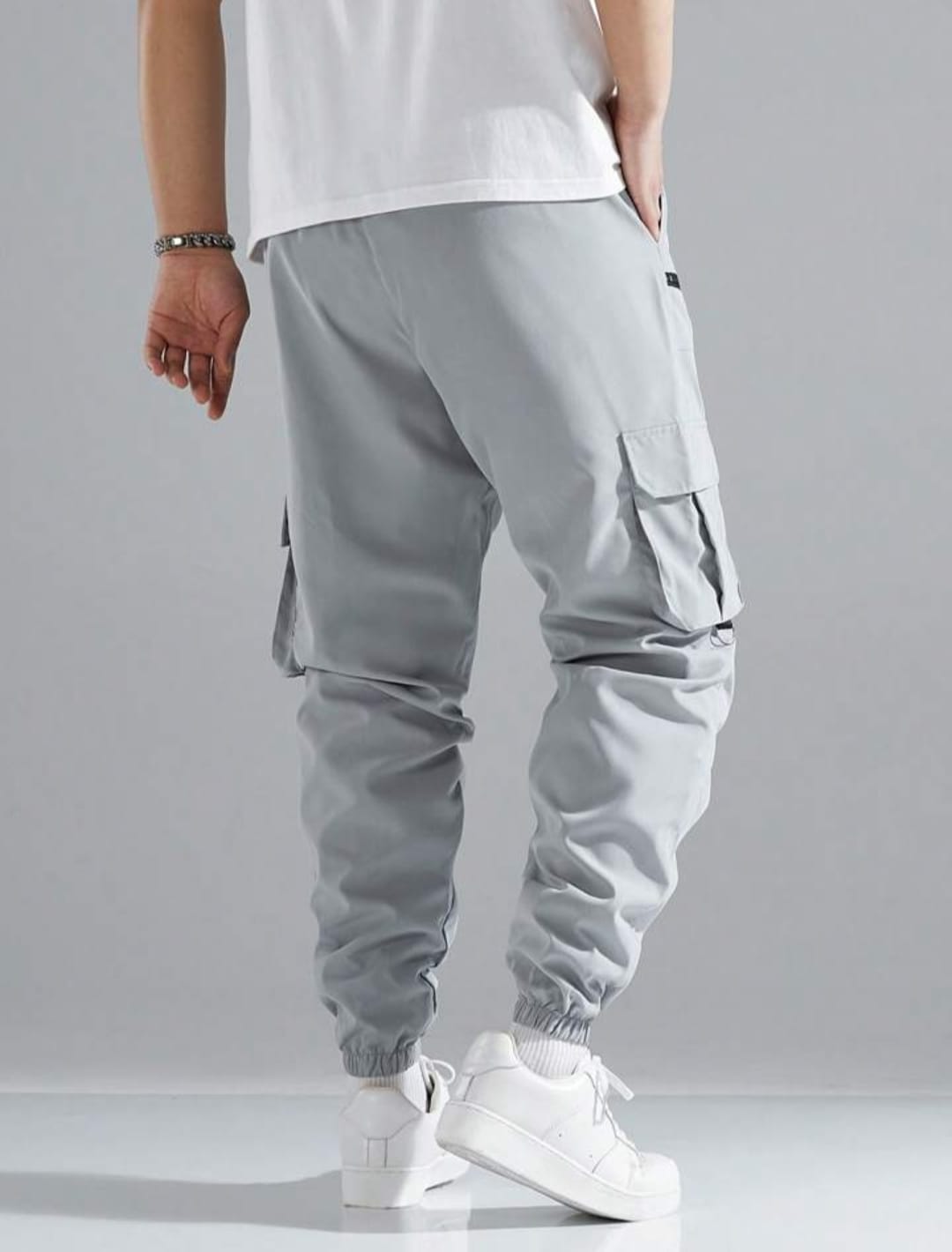 Men New Flap Double Zip Pocket Cargo Pant / Trouser.