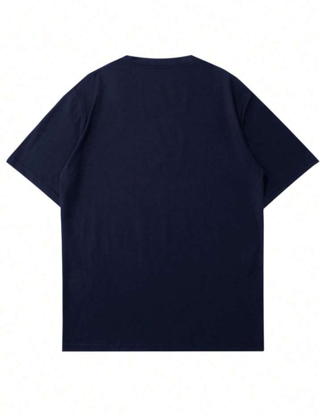 Men's New Los Angles Printed Letter Drop shoulder.