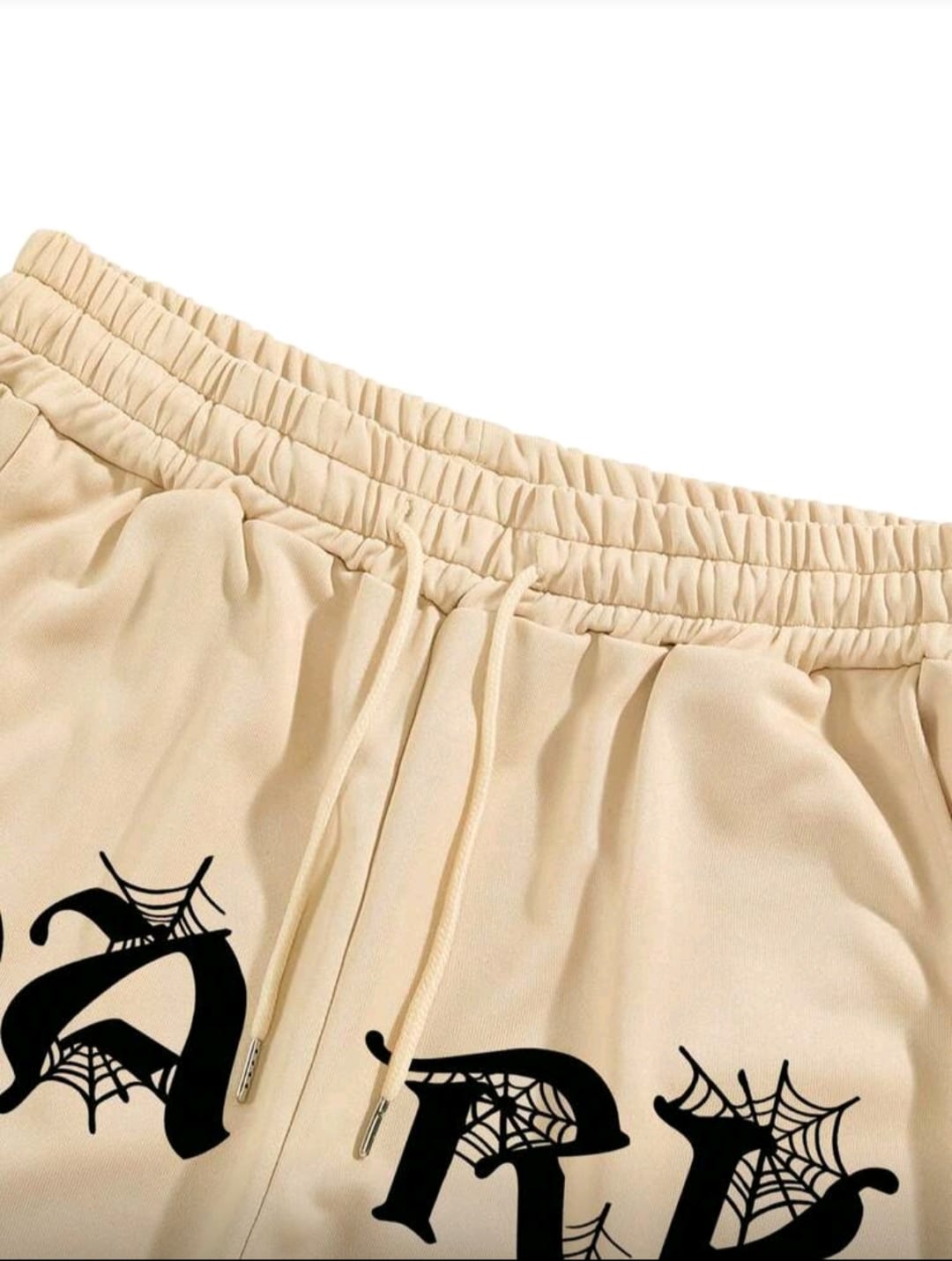 Men's Letter Graphic Drawstring Waist Slant Pocket Sweatpants.