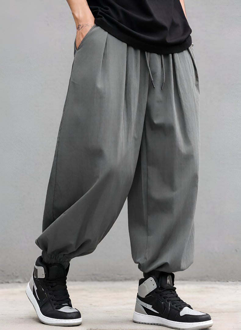 Harajuku Men's Harem Pants Hip Hop Streetwear Fashion Jogger Sweatpants Vintage Style.