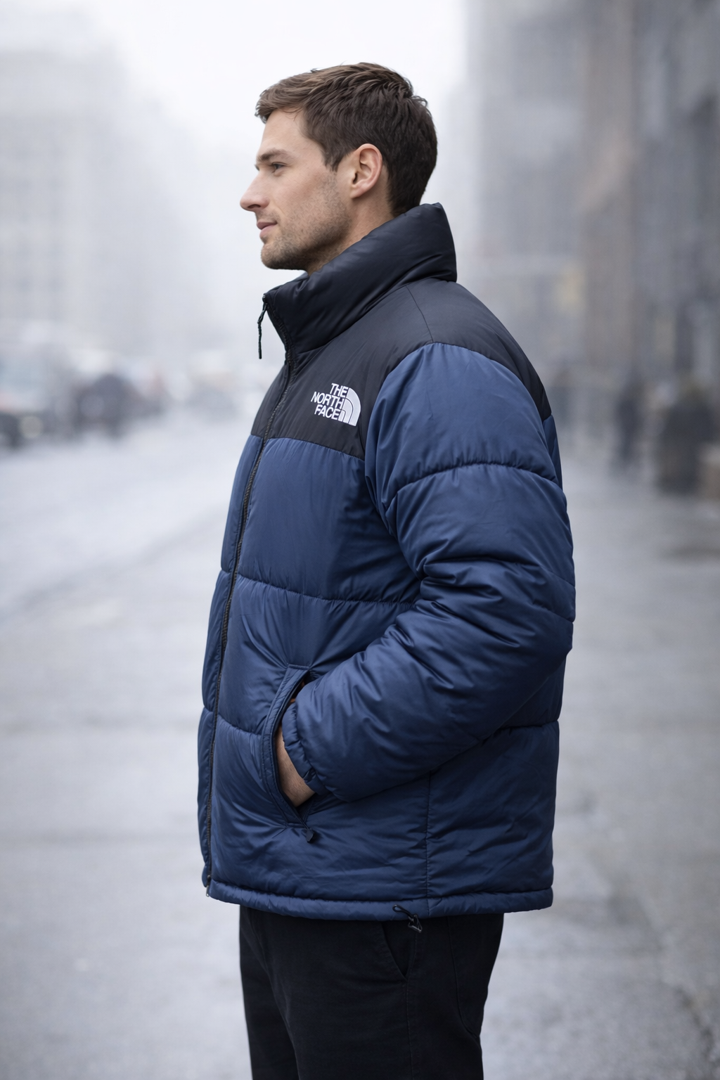 The North Face Printed Unisex Puffer Jacket.